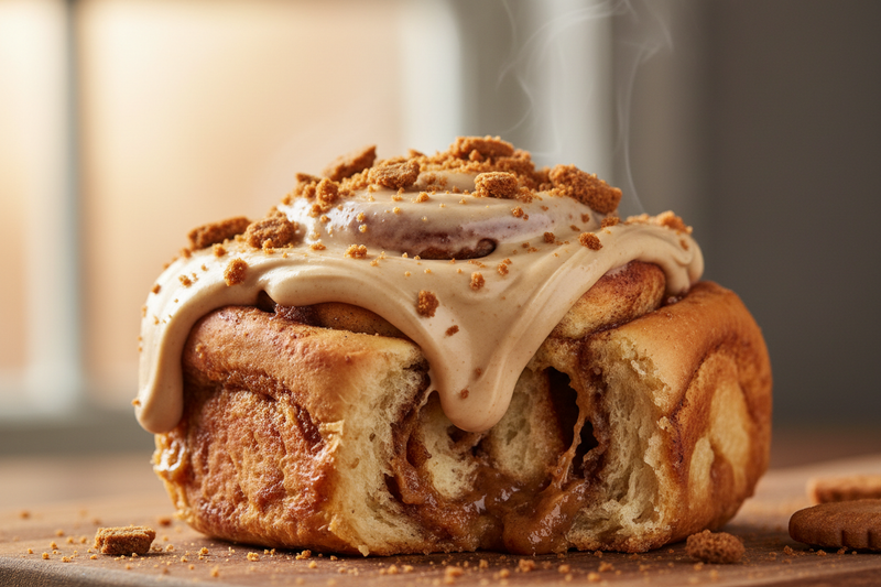 biscoff cinnamon roll