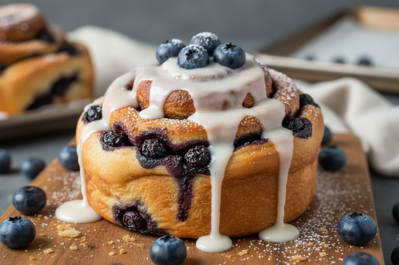 blueberry cinnaom roll